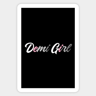 Demi Girl Sticker